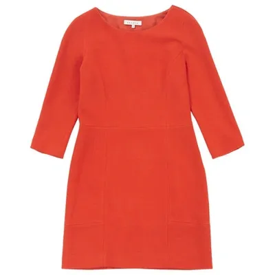 Pre-owned Sandro Dress In Orange