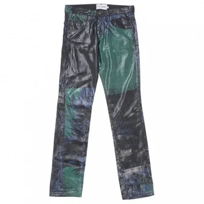 Pre-owned Roseanna Pants In Navy