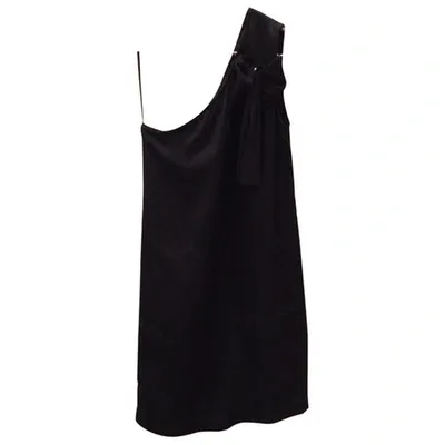 Pre-owned See By Chloé Silk Mid-length Dress In Black