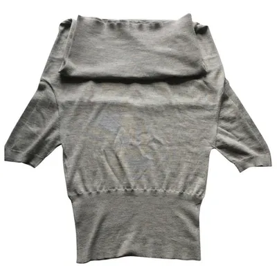 Pre-owned Cruciani Cashmere Jumper In Grey