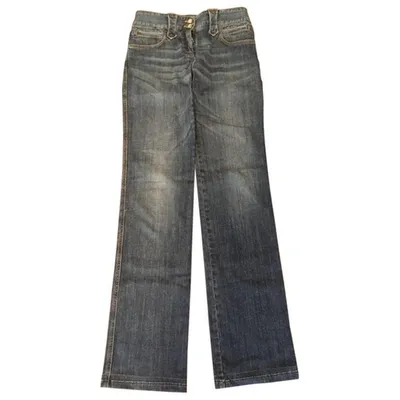 Pre-owned Dolce & Gabbana Straight Leg Jeans In Blue