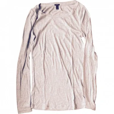 Pre-owned Jcrew Grey Cotton Top