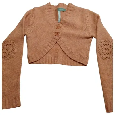 Pre-owned Hoss Intropia Wool Cardigan In Pink