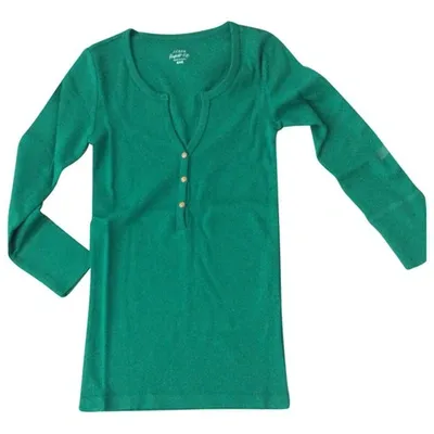 Pre-owned Jcrew T-shirt In Green