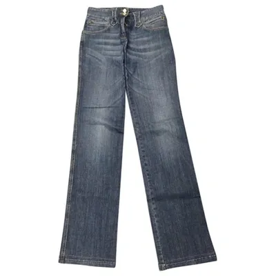 Pre-owned Dolce & Gabbana Straight Leg Je... In Blue