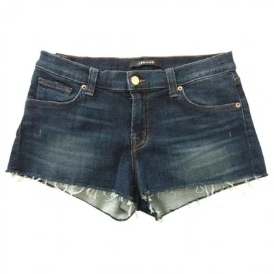 Pre-owned J Brand Mini Short In Blue