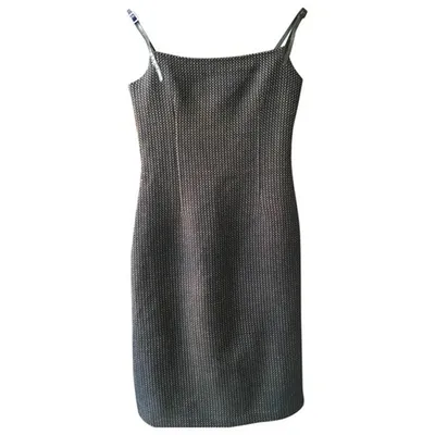 Pre-owned Tara Jarmon Wool Dress In Brown