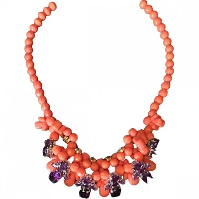 Pre-owned Ek Thongprasert Necklace In Orange