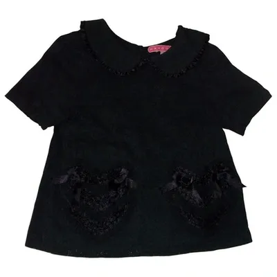 Pre-owned Manoush Black Cotton Top