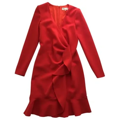 Pre-owned Emilio Pucci Wool Dress In Red