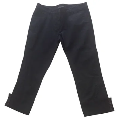 Pre-owned Dolce & Gabbana Trousers In Black