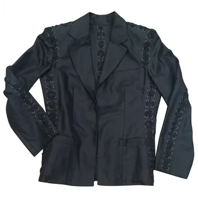 Pre-owned Saint Laurent Suit Jacket In Black