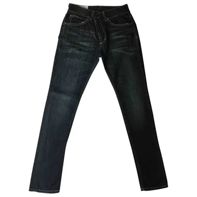 Pre-owned Dondup Straight Jeans In Blue