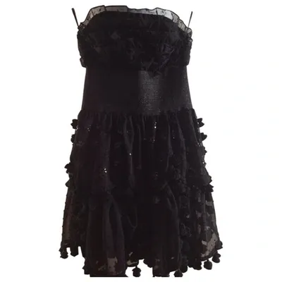 Pre-owned Manoush Dress In Black