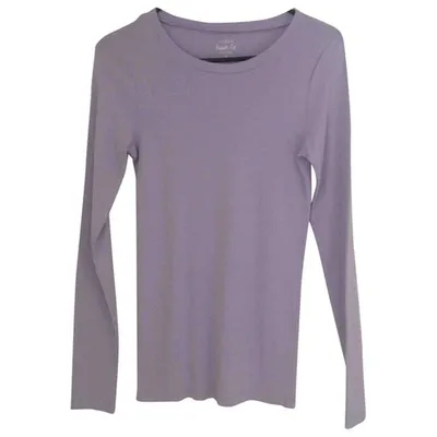 Pre-owned Jcrew Purple Cotton Top