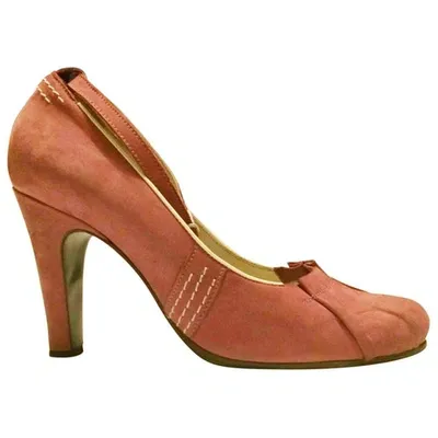 Pre-owned Hugo Boss Leather Heels In Pink