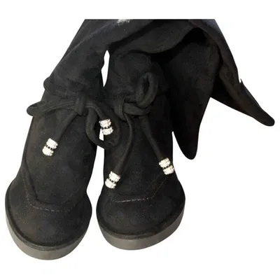 Pre-owned Sonia Rykiel Boots In Black