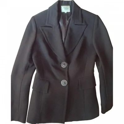 Pre-owned Tara Jarmon Black Wool Jacket