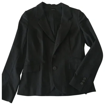 Pre-owned Joseph Wool Suit Jacket In Black