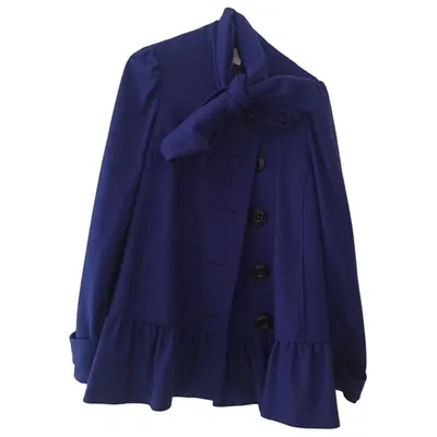 Pre-owned Whistles Wool Jacket In Blue