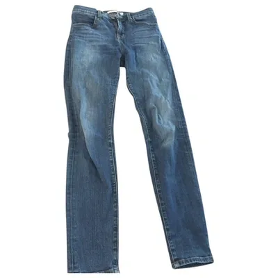 Pre-owned J Brand Slim Jeans In Blue