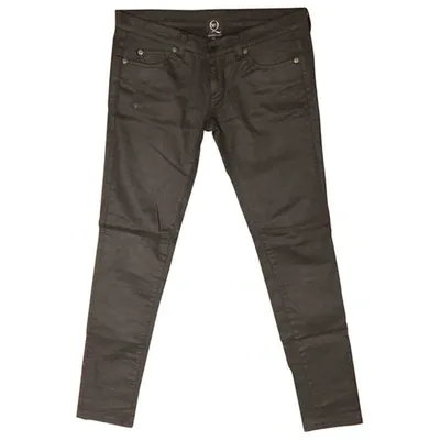 Pre-owned Mcq By Alexander Mcqueen Slim Pants In Black