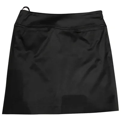 Pre-owned Polo Ralph Lauren Mini Skirt In Black