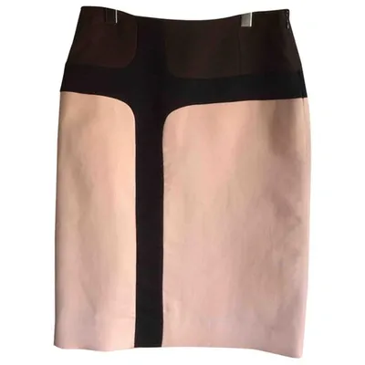 Pre-owned Marni Silk Mid-length Skirt In Pink