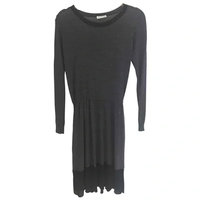 Pre-owned Whistles Wool Dress In Grey