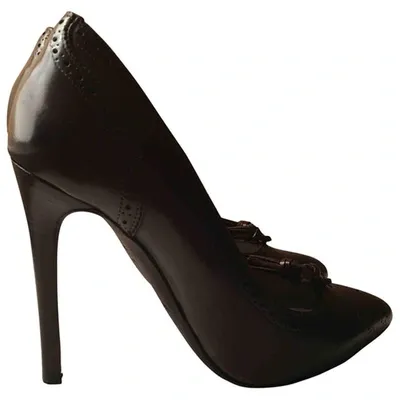 Pre-owned Tom Ford Leather Heels In Brown