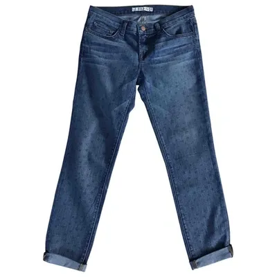 Pre-owned J Brand Short Jeans In Blue