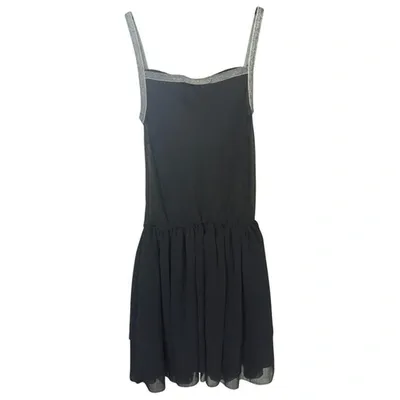 Pre-owned Manoush Mini Dress In Black