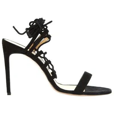 Pre-owned Bionda Castana Sandal In Black