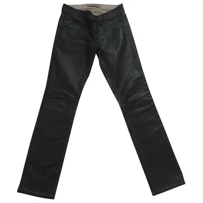 Pre-owned J Brand Slim Jeans In Anthracite