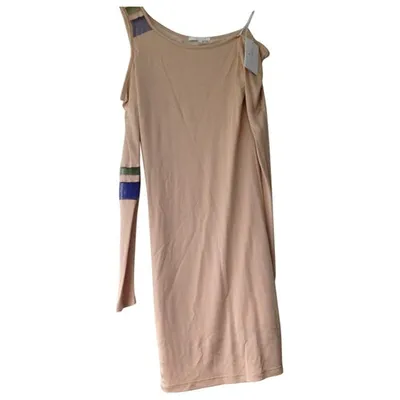 Pre-owned Patrizia Pepe Mid-length Dress In Gold