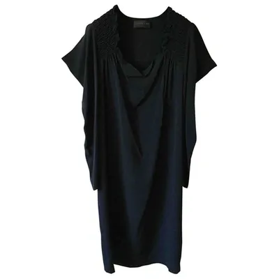 Pre-owned Derek Lam Silk Dress In Navy