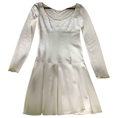 Pre-owned Alaïa Mini Dress In White