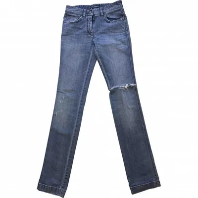 Pre-owned Dolce & Gabbana Straight Jeans In Blue