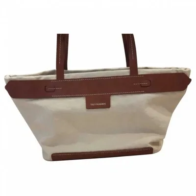 Pre-owned Trussardi Tote In White