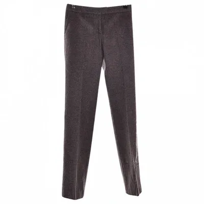 Pre-owned Tara Jarmon Trousers In Grey