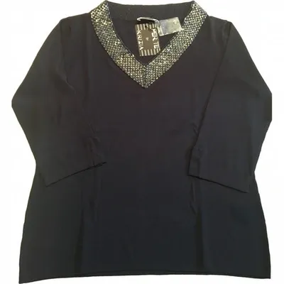 Pre-owned Krizia Jumper In Blue