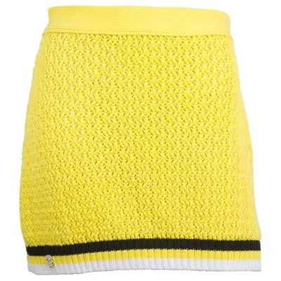 Pre-owned Philipp Plein Mini Skirt In Yellow