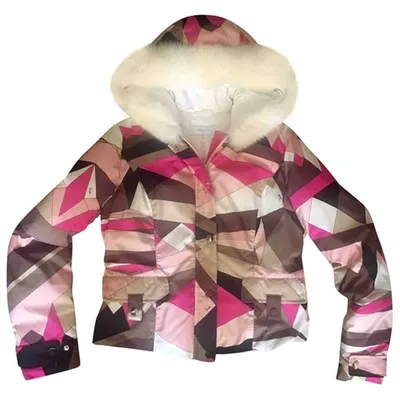 Pre-owned Emilio Pucci Puffer In Multicolour