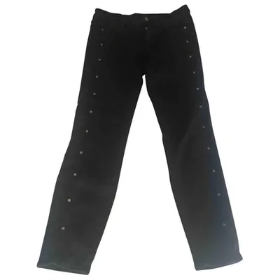 Pre-owned J Brand Trousers In Black