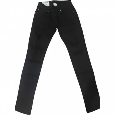 Pre-owned Dondup Slim Jeans In Black