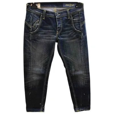 Pre-owned Dondup Blue Cotton Jeans