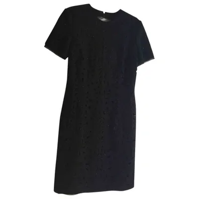 Pre-owned Emilio Pucci Wool Mid-length Dress In Black