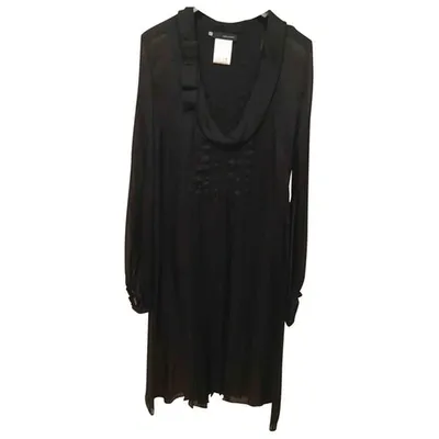 Pre-owned Dsquared2 Silk Dress In Black