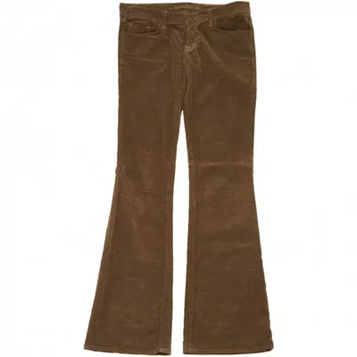 Pre-owned J Brand Trousers In Brown