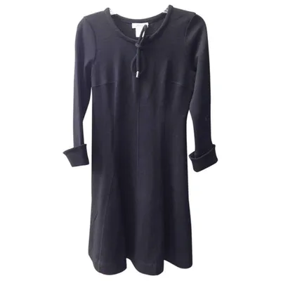 Pre-owned Sonia By Sonia Rykiel Wool Mid-length Dress In Black